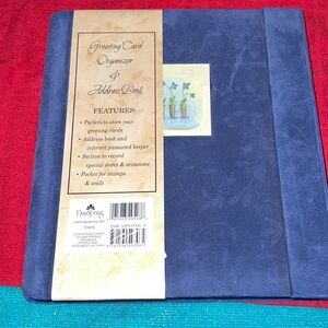 Dayspring greeting card organizer and address book new